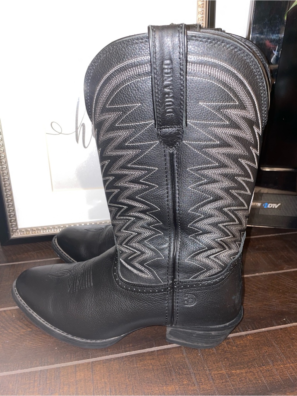 Durango Rebel Frontier Leather Western Cowboy Boots Size 10.5 Wide - Picture 9 of 16